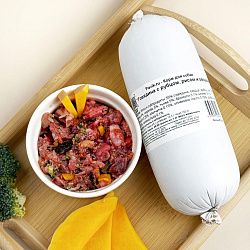 Говядина с рубцом, рисом и овощами 500 г