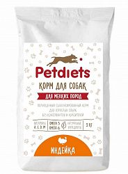 Корм для собак мелких пород. Индейка