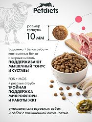 Корм для собак мелких пород. Ягненок
