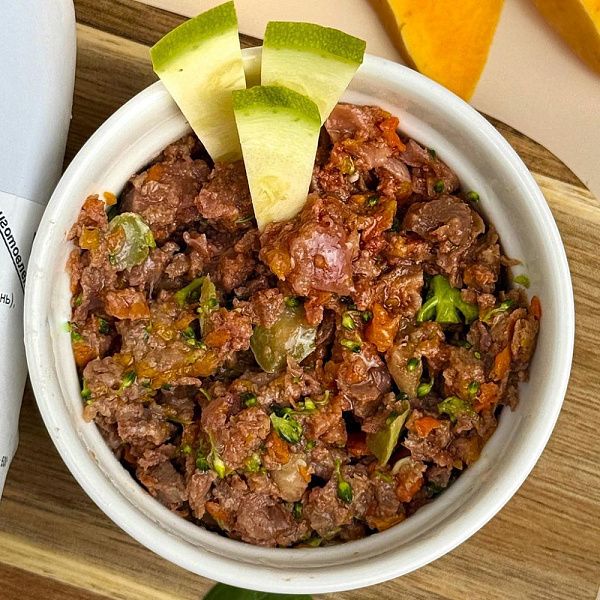 Баранина с овощами 500 г.