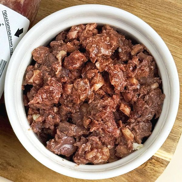 Говядина с сердцем и печенью 500 г.